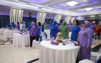 KETUA CABANG BERDIRI SENDIRI JALASENASTRI SESKOAL HADIRI SOSIALISASI ORGANISASI PERIP KEPADA ORGANISASI UNSUR DHARMA PERTIWI
