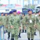 PANGLIMA KOLINLAMIL SAMBUT PRESIDEN RI PRABOWO DALAM KEGIATAN SAILING PASS HUT KE-80 TNI