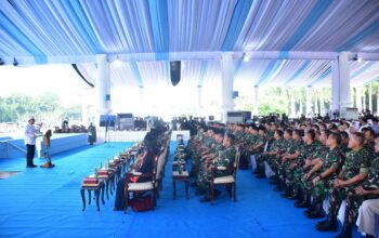PANGKORMAR IKUTI DOA BERSAMA DI MONAS DALAM RANGKA HUT KE-80 TNI