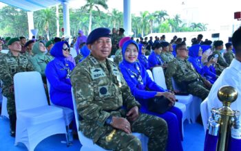 PANGLIMA KOLINLAMIL BERSAMA JAJARAN TNI HADIRI UPACARA PERINGATAN HUT KE-80 DI MONAS