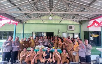 Kapolsek Bekasi Barat Kunjungi Koramil 01 Kranji, Ucapkan Selamat HUT TNI ke-80