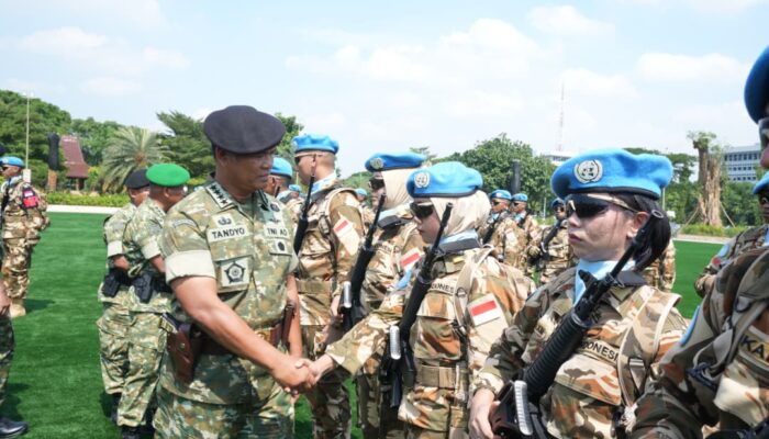 Wakil Panglima TNI Lepas Satgas Kizi TNI MINUSCA Ke Afrika Tengah