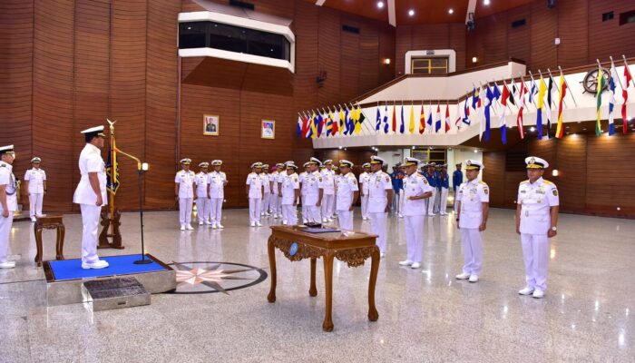 PANGKOLINLAMIL HADIRI SERTIJAB SEJUMLAH JABATAN STRATEGIS TNI AL