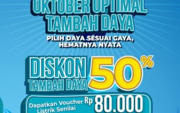 PLN Hadirkan Promo “OOTD” Spesial HLN ke-80: Diskon 50% Tambah Daya dan Voucher Listrik Rp80 Ribu!