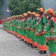 2.100 Petugas Kebersihan Siaga di Monas Jaga HUT ke-80 TNI Tetap Bersih