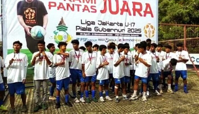 Liga Jakarta U-17 2025 Usai: Bina Mutiara Juara, Farama dan Batavia Lengkapi Tiga Besar