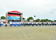 PANGKOLINLAMIL IKUTI OLAHRAGA BERSAMA PRAJURIT MARINIR DALAM RANGKA HUT KE-80 KORPS MARINIR