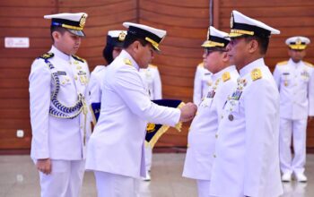 DANSESKOAL HADIRI SERTIJAB ASKOMLEK KASAL DI MABESAL