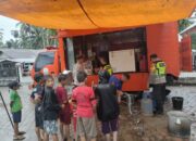 POLRES ACEH BARAT IMBAU WARGA TINGKATKAN KEWASPADAAN AKIBAT BANJIR DI KAWAY XVI
