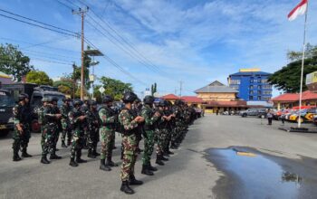 Kodim 1710/Mimika Gelar Patroli Gabungan Antisipasi Gangguan Kamtibmas di Wilayah Timika