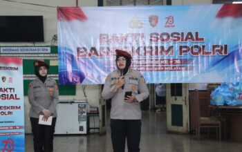 Bakti Sosial Bareskrim Polri Sambut HUT Reserse ke-78 di Jakarta Pusat