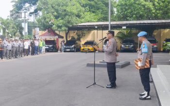 APEL GABUNGAN KAMTIBMAS JELANG NATAL & TAHUN BARU POLSEK MEDANSATRIA PERKUAT SINERGI PENGAMANAN WILAYAH