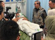 Gubernur Pramono Anung Jenguk Korban Tertabrak Mobil MBG di RSUD Koja